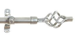 Ben&Jonah Collection Metallo Decorative Rod & Finial Lexus Silver 66-120