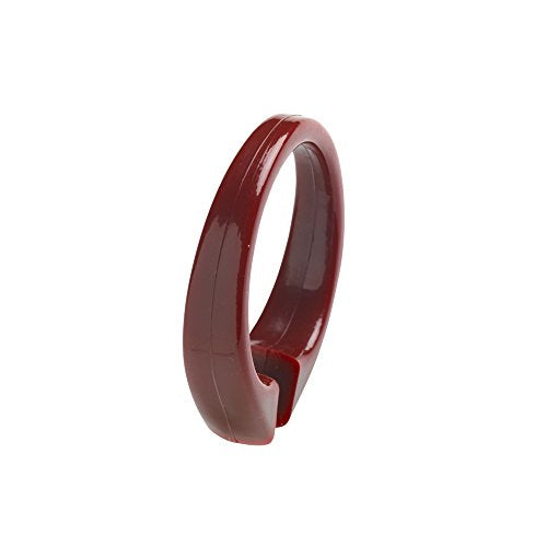 Park Avenue Deluxe Collection Park Avenue Deluxe Collection inch Snap inch Plastic Shower Curtain Hooks in Burgundy