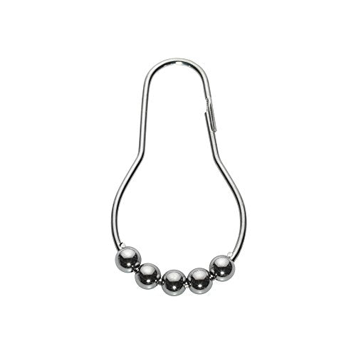 Park Avenue Deluxe Collection Park Avenue Deluxe Collection inch Roller inch Shower Curtain Hooks in Chrome
