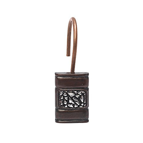 Park Avenue Deluxe Collection Park Avenue Deluxe Collection inch Seneca inch Resin Shower Curtain Hooks in Oil Rubbed Bronze
