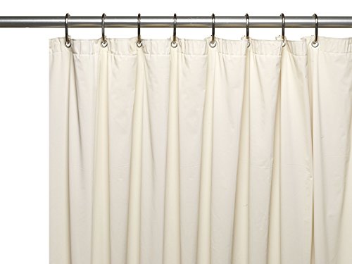 Royal Bath Extra Heavy 8 Gauge Vinyl Shower Curtain Liner with Metal Grommets (72 inch x 72 inch ) - Bone