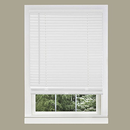 Park Avenue Collection Cordless GII Morningstar 1 inch Mini Blind 29x64 - Pearl White