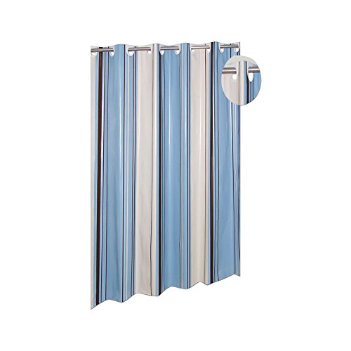 Park Avenue Deluxe Collection Park Avenue Deluxe Collection EZ-ON? PEVA inch Stripes inch Shower Curtain