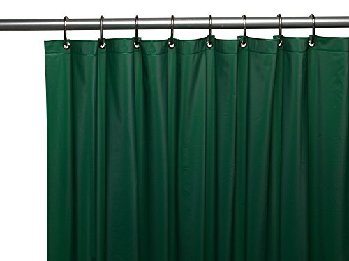 Royal Bath Heavy 4 Gauge Vinyl Shower Curtain Liner with Weighted Magnets and Metal Grommets (72 inch x 72 inch ) - Evergreen