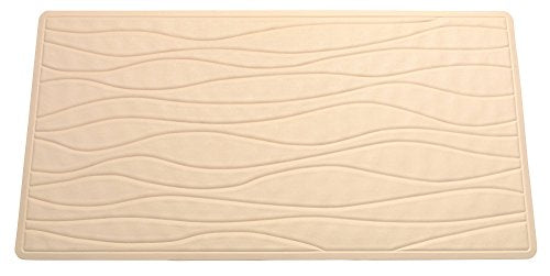 Royal Bath Slip Resistant Rubber Bath Mat (16 inch x 28 inch ) - Bone