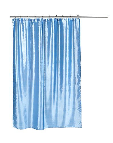 Park Avenue Deluxe Collection Park Avenue Deluxe Collection inch Shimmer inch Faux Silk Shower Curtain in Slate