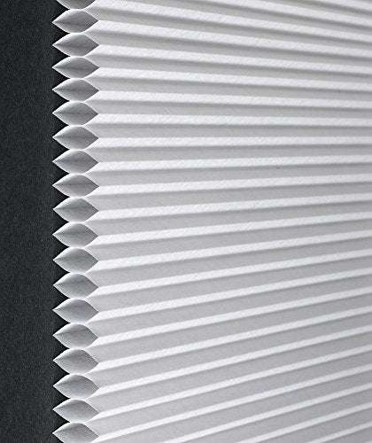 Busy Bee Collection Set of 2 Mocha Honeycomb Cellular Pleated Light Filtering Room Insulating Shades (33 inch x 64 inch )