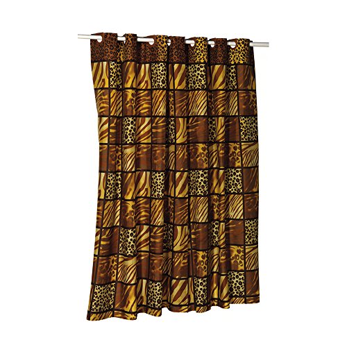 Park Avenue Deluxe Collection Park Avenue Deluxe Collection EZ-ON? inch Wild Encounters inch Polyester Shower Curtain