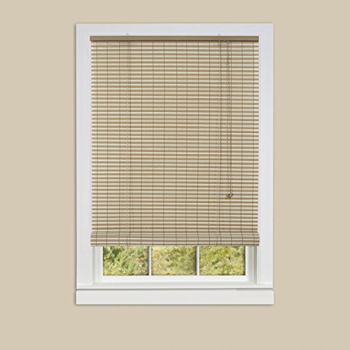 Park Avenue Collection Ashland Vinyl Roll-Up Blind 48x72 - Desert/Almond