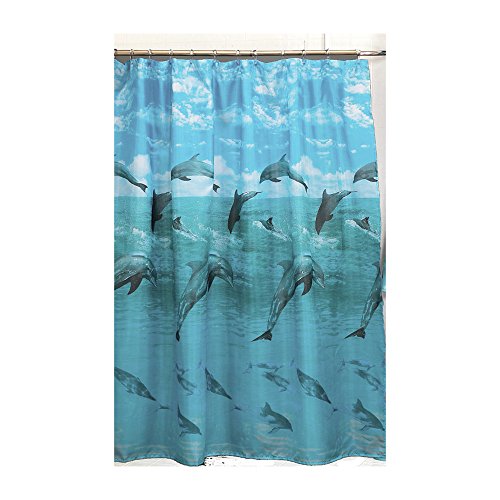 Park Avenue Deluxe Collection Park Avenue Deluxe Collection inch Dolphin inch Fabric Shower Curtain