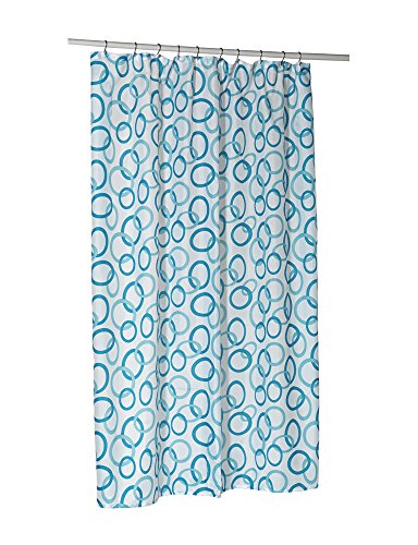 Park Avenue Deluxe Collection inch Circles inch Shower Stall-Sized Polyester Shower Curtain Liner