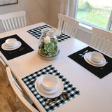 Traditional Elegance Buffalo Check Reversible Placemat - Set of Four