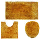 Ben & Jonah 3 Piece Marled Chenille Shag Bath Rug Set