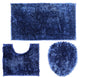 Ben & Jonah 3 Piece Marled Chenille Shag Bath Rug Set