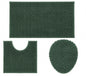 Ben & Jonah 3 Piece Marled Chenille Shag Bath Rug Set