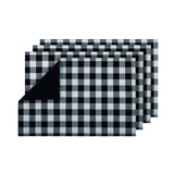 Traditional Elegance Buffalo Check Reversible Placemat - Set of Four