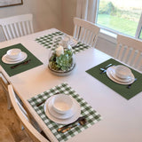 Traditional Elegance Buffalo Check Reversible Placemat - Set of Four