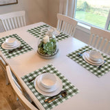 Traditional Elegance Buffalo Check Reversible Placemat - Set of Four