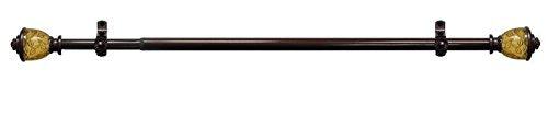 Park Avenue Collection Camino Decorative Rod & Finial Lincroft 28-48