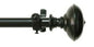 Ben&Jonah Collection Buono II Decorative Rod & Finial Othello Mocha 28-48