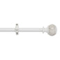 Ben&Jonah Collection Camino Decorative Rod & Finial Estate White 48-86