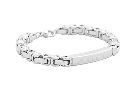 BenandJonah Stainless Steel Bracelet w/Great Wall Etching