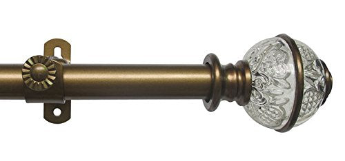 Park Avenue Collection Camino Decorative Rod & Finial Lancaster 48-86