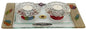 5th Avenue Collection Candle Stick With Tea Light Applique - Â Rainbow - Â Tray 11  inch  W X 6  inch  L Candle Sticks 2  inch  H