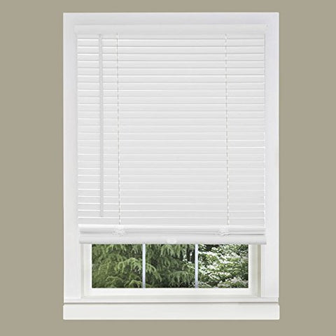 Ben&Jonah Collection Cordless GII Morningstar 1 inch  Mini Blind 35x64 - Pearl White