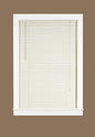 Midnight Collection 1-Inch Room Darkening Alabaster Mini Blind (31 inch  x 64 inch )