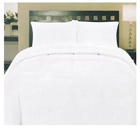 Cozy Home Down Alternative 8 Piece Embossed Comforter Set - White (King)