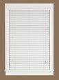 Park Avenue Collection Madera Falsa 2 inch  Faux Wood Plantation Blind 36x64 - White