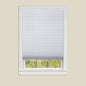 Park Avenue Collection 1-2-3 Vinyl Room Darkening Temporary Pleated Shade - White - 48x75 6 Pack