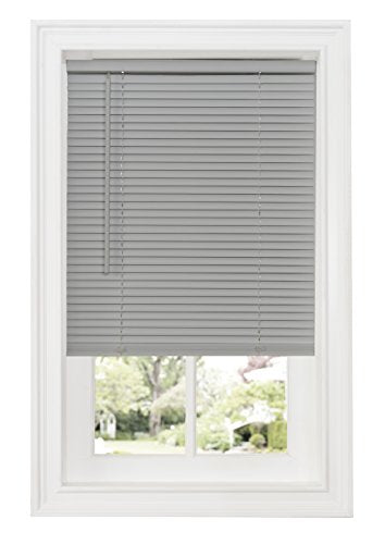 Ben&Jonah Collection Cordless GII Deluxe Sundown 1 inch  Room Darkening Mini Blind 23x64 - Grey