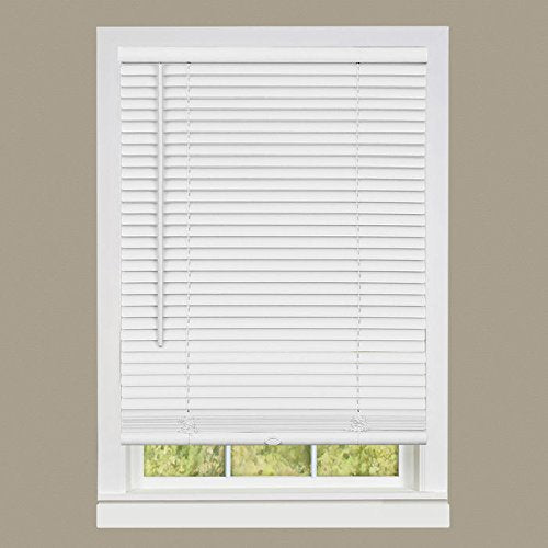 Ben&Jonah Collection Cordless GII Deluxe Sundown 1 inch  Room Darkening Mini Blind 36x64 - Pearl White