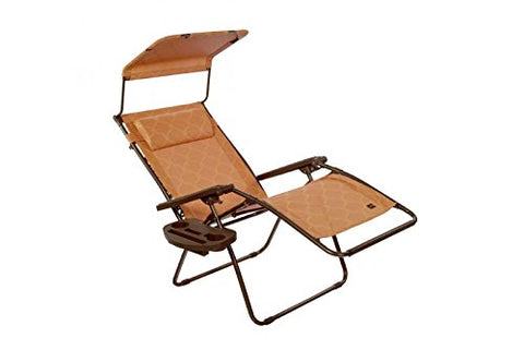 Patio Bliss DELUXE GRAVITY FREE Recliner with Covered Bungee - Terra Cotta Trellis