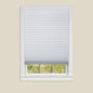 The Nomad Collection White Vinyl Room Darkening Temporary Pleated Shades (36 inch  x 75 inch ) - Set of 6
