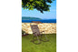 Patio Bliss Deluxe Rocking Chair with Canopy - Brown Jacquard