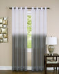 Ben&Jonah Collection Essence Window Curtain Panel - 52x63 - Charcoal