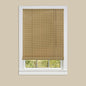 Park Avenue Collection Eclipse Vinyl Roll-Up Blind 48x72 - Woodtone