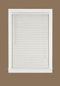 Plantation Collection Vinyl Venetian 2-Inch Mini Blind - White - 48 inch  x 64 inch  (Actual Measurement 47.5 inch  x 64 inch )