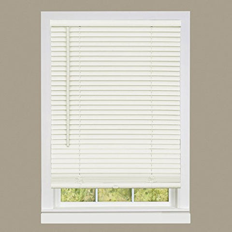 Ben&Jonah Collection Cordless GII Deluxe Sundown 1 inch  Room Darkening Mini Blind 35x64 - Alabaster