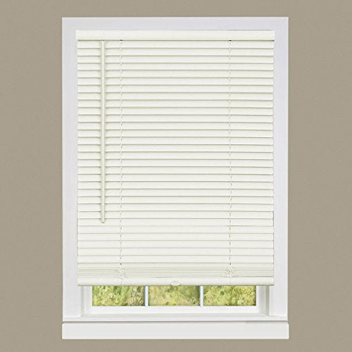 Ben&Jonah Collection Cordless GII Deluxe Sundown 1 inch  Room Darkening Mini Blind 27x64 - Alabaster
