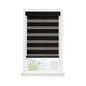 Traditional Elegance Cordless Sublime Room Darkening Double Layered Shade 32x72 - Black