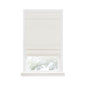 Traditional Elegance Cordless Blackout Roman Layered WIndow Shade 33X64 Ivory