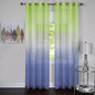 Park Avenue Collection Rainbow - Single Grommet Panel - 52x84 Green