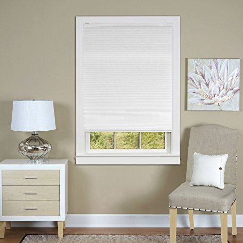 Ben&Jonah Collection Cordless Honeycomb Cellular Pleated Shade 23x64 - White