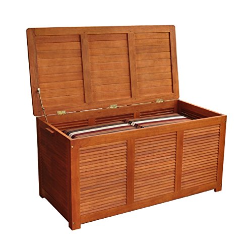 Hamptons Collection Outdoor Cushion Storage Deck Box