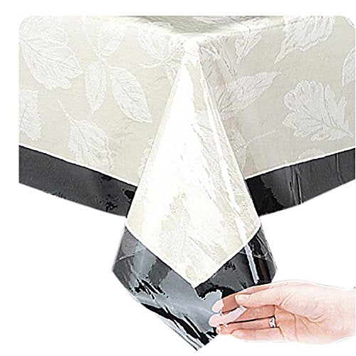 Park Avenue Deluxe Collection Park Avenue Deluxe Collection Oblong 60'' x 108'' Vinyl Tablecloth Protector