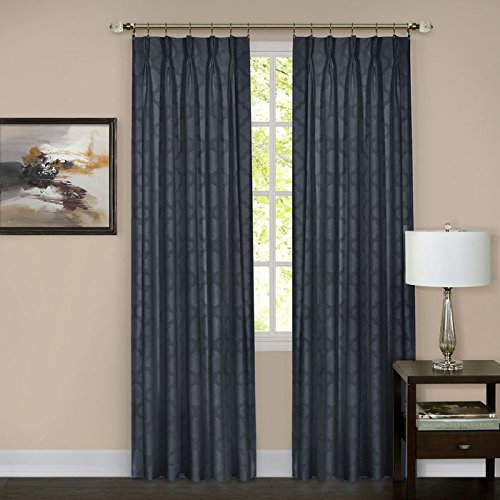 Ben&Jonah Collection Windsor Pinch Pleat Window Curtain Panel 34x63